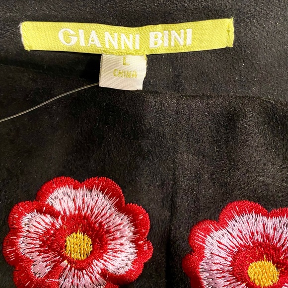 Gianna Bini Black Suede Mini Skirt - Bree Skirt 🖤NWT - Picture 6 of 13